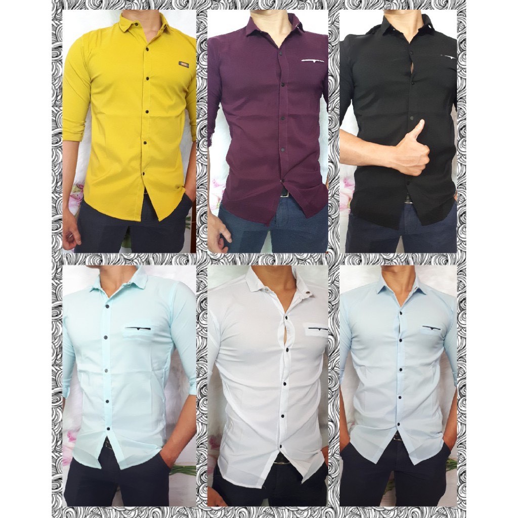 [Mã FAMAYMA2 giảm 10K đơn 50K] áo sơ mi nam Fom body cực chuẩn vãi co giãn size M đến XXL hình thật | BigBuy360 - bigbuy360.vn
