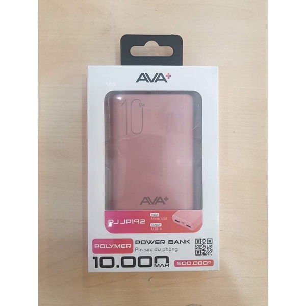 SẠC DỰ PHÒNG AVA+ 10000mAh 💝BH 1 năm💝