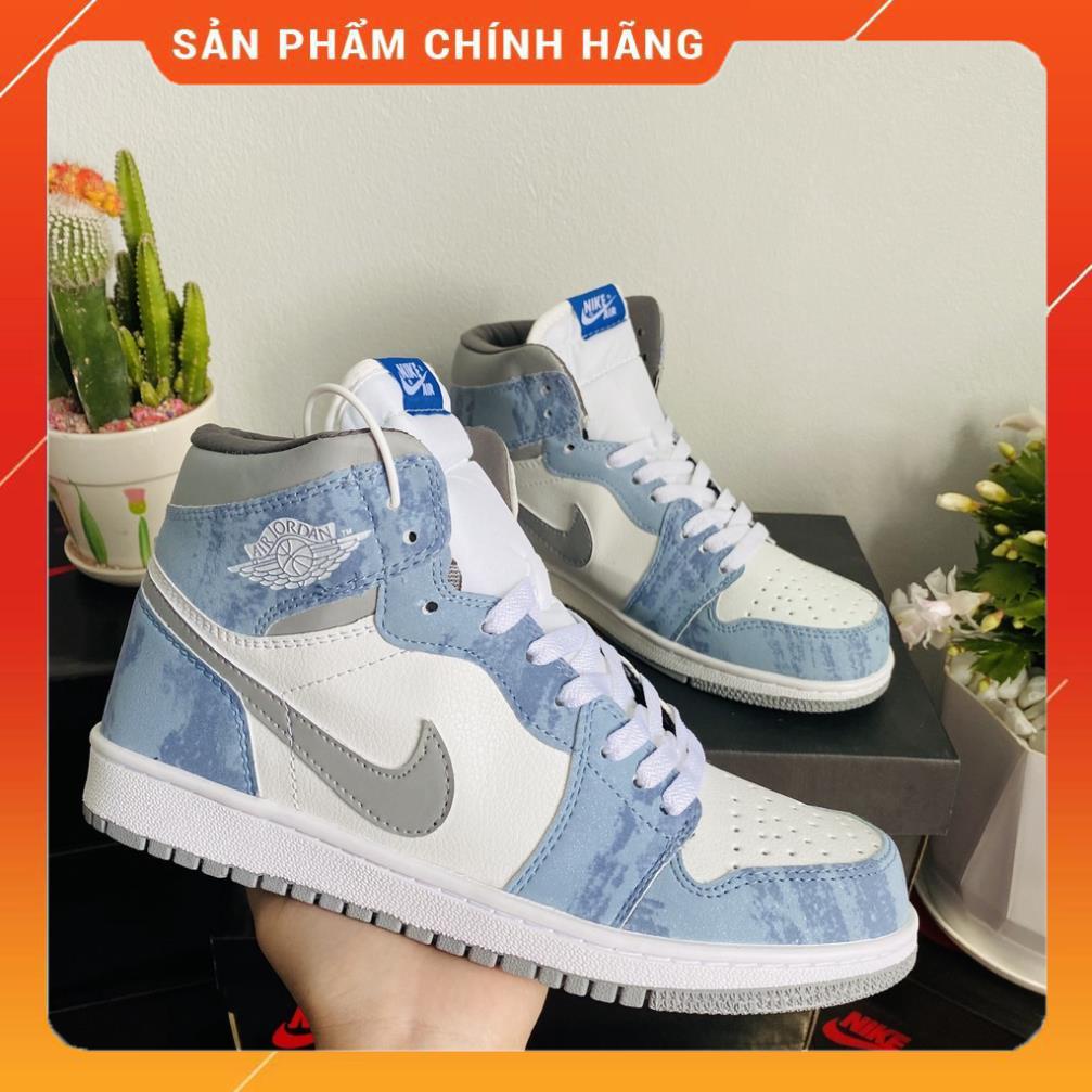 Giày 𝐉𝐨𝐫𝐝𝐚𝐧 1  hyper royal xanh nỉ cao cổ mới, Giày JD1 xanh loang nam nữ hot nhất 2021 | BigBuy360 - bigbuy360.vn