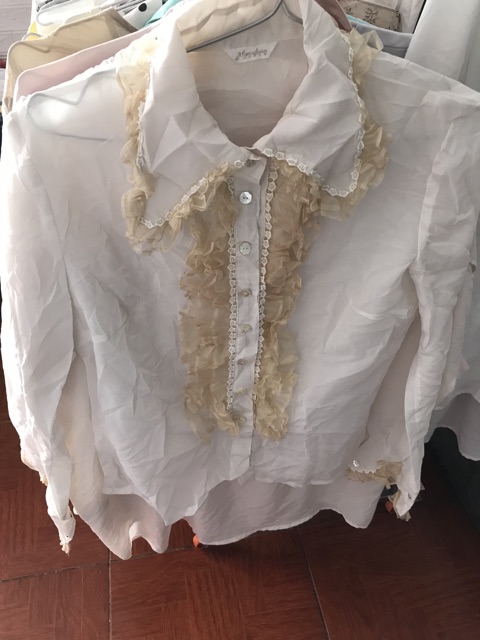 Áo sơ mi voan kiểu Nhật hàn