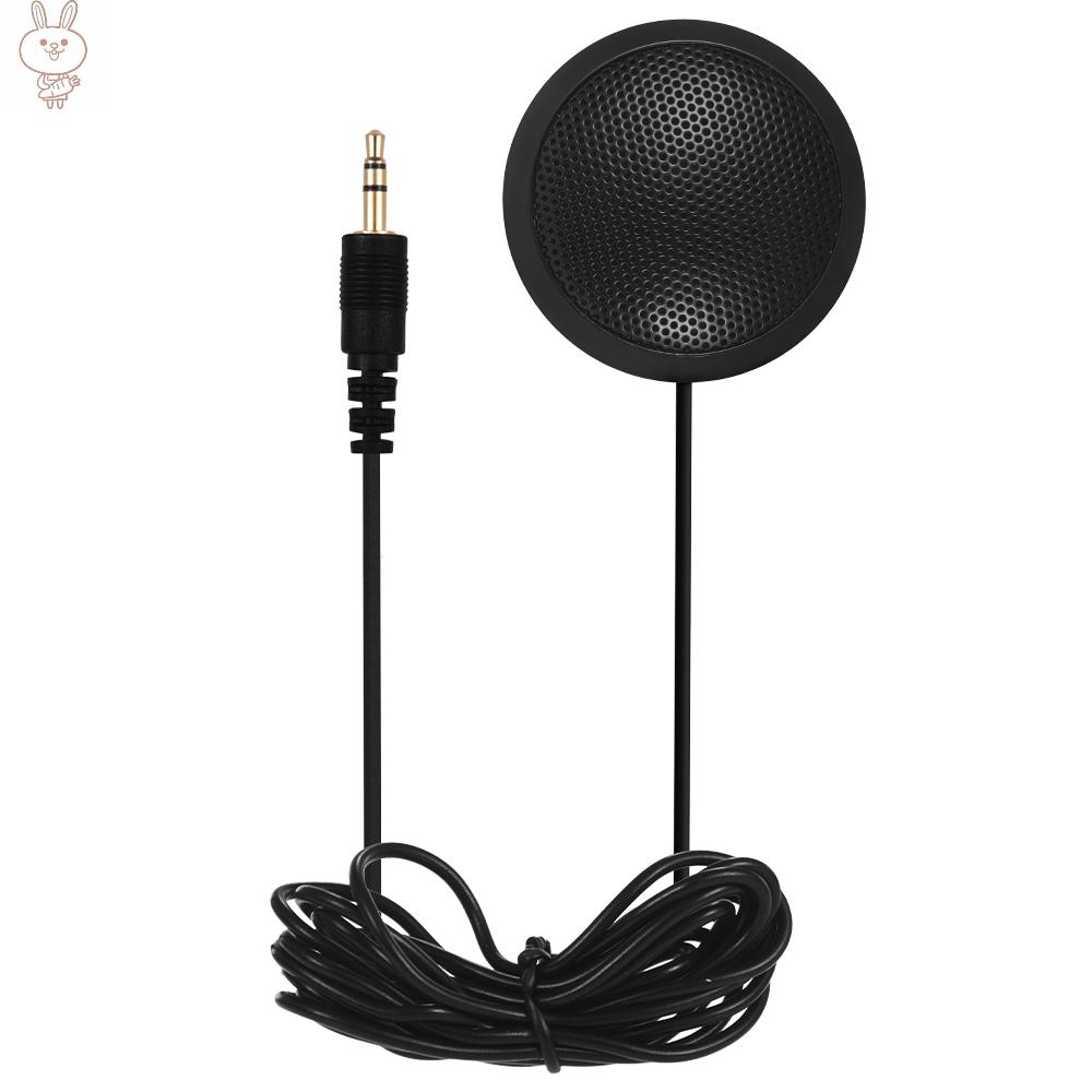 Only♥Desktop Omni-directional Microphone with 3.5mm Jack for Desktop Computer Recorder Pen Portable High Sensitivity Mic Cable Length 2m for Video Conference Meeting Internet Webcast
