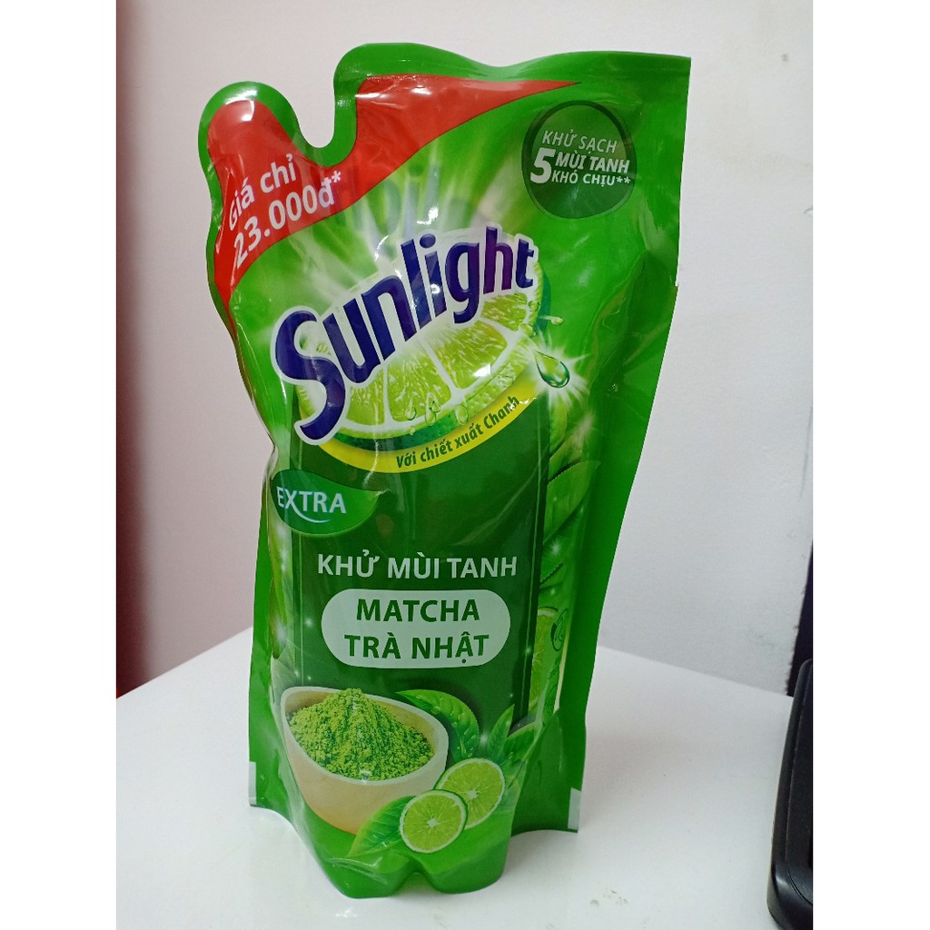 Nước rửa chén Sunlight hương Matcha Trà Nhật túi 750g