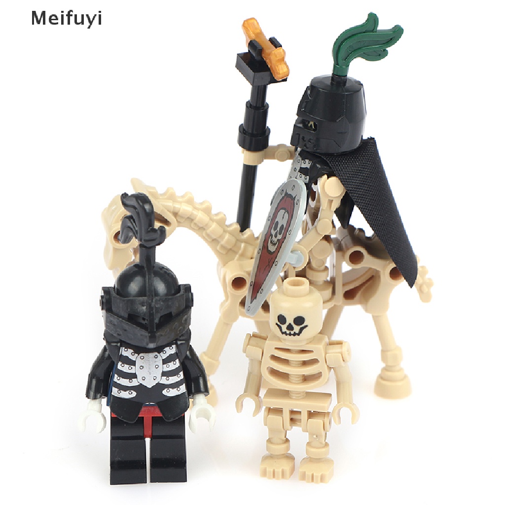 Bộ Đồ Chơi Lắp Ráp Mô Hình Hiệp Sĩ Xương Ngựa Phong Cách Halloween