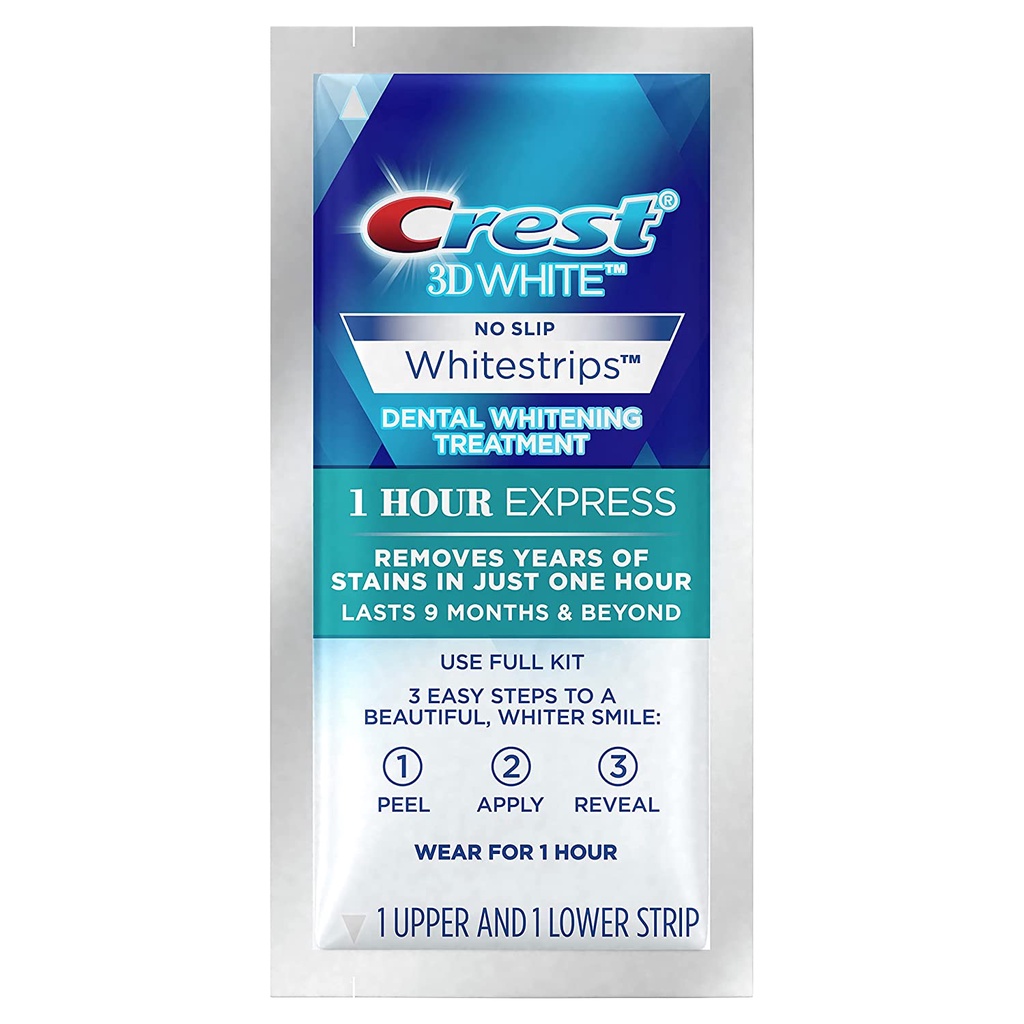 Miếng dán trắng răng Crest 3D Whitestrips 1 GÓI CHÍNH HÃNG