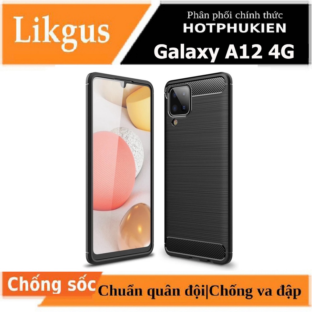 Ốp lưng chống sốc silicon cho Samsung Galaxy A12 4G / A22 4G / M33 5G hiệu Likgus (siêu mềm mịn) - Hotphukien phân phối