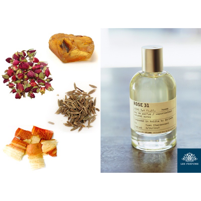 (Chai Thử) Nước Hoa Le Labo Rose 31 Của Nam Nữ 5ml/10ml/20ml | BigBuy360 - bigbuy360.vn