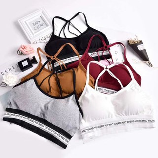 Áo bra thể thao viền chân lưới, dành cho tập gym, lót mỏng, ôm ngực thảo mái, Queennga