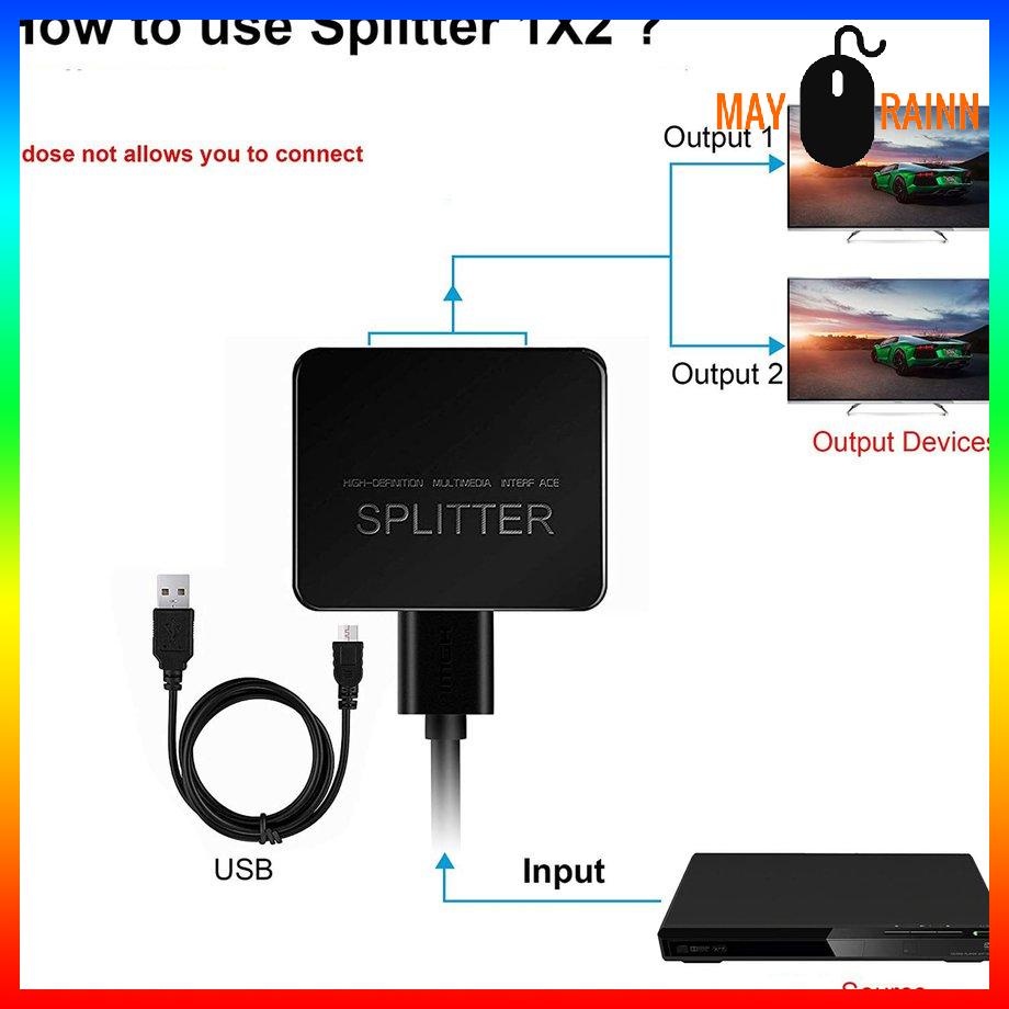 Bộ Chia Cổng hdmi 2 Trong 1 Thành 4k Cho Màn Hình Kép