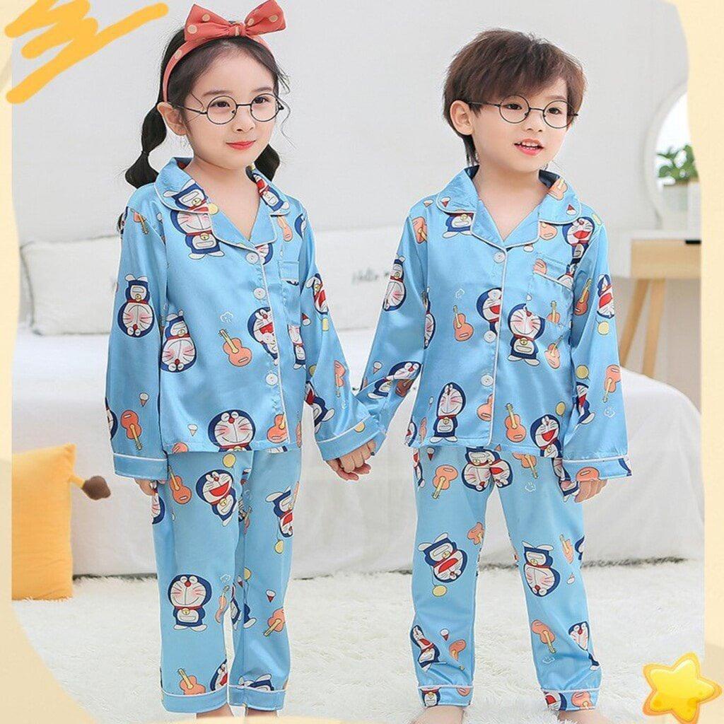 Bộ Pijama Cho Bé 7 - 27kg Hình Ngộ Nghĩnh Đáng Yêu. MINKY SOON