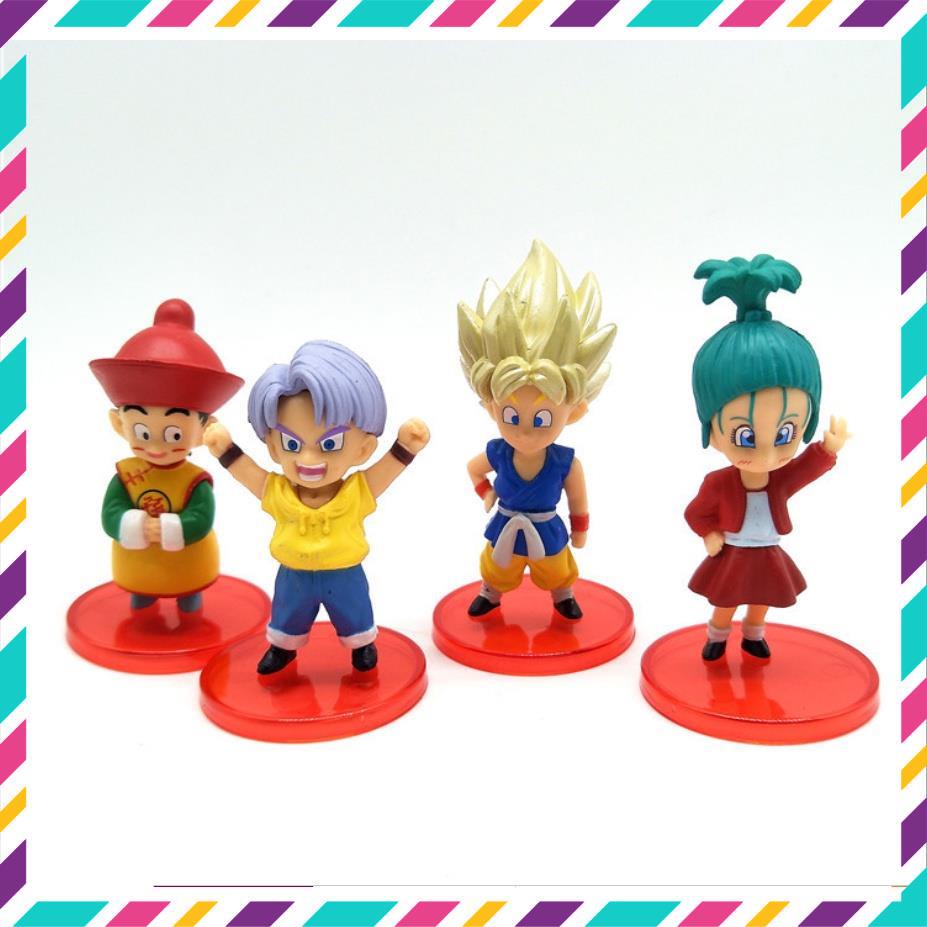 Mô Hình Chibi Nhân Vật Dragon Ball, Mô Hình Goku, Gohan