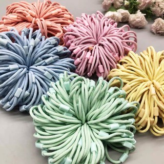 Thun cột tóc các loại ( thun tốt )( gói 20 chiếc )