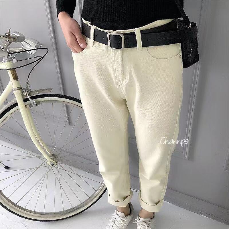 Thắt lưng da PU hối khóa tròn/vuông/chữ nhật thời trang xinh xắn