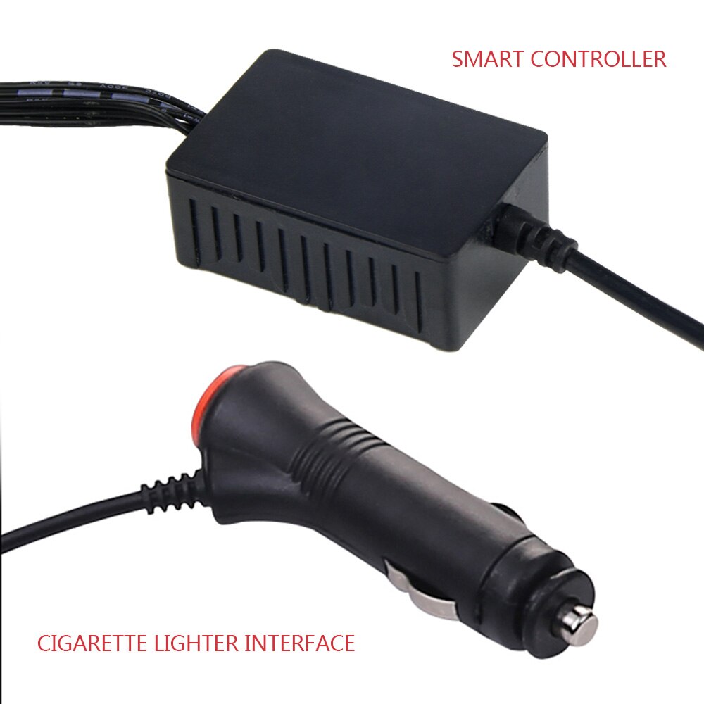 Dải đèn LED cảnh báo SEAMETAL RGB 12V có điều khiển từ xa tiện lợi gắn cửa xe hơi