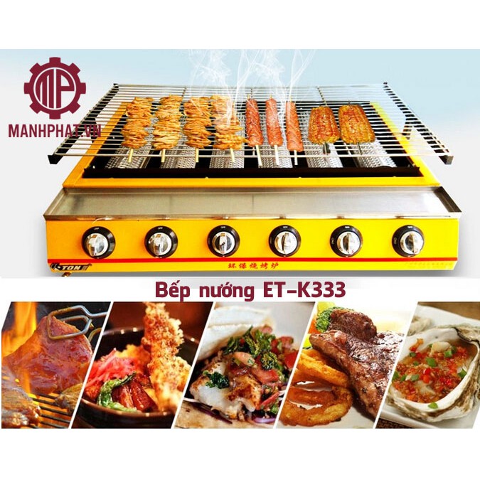 Bếp nướng dùng gas không khói ET- K233