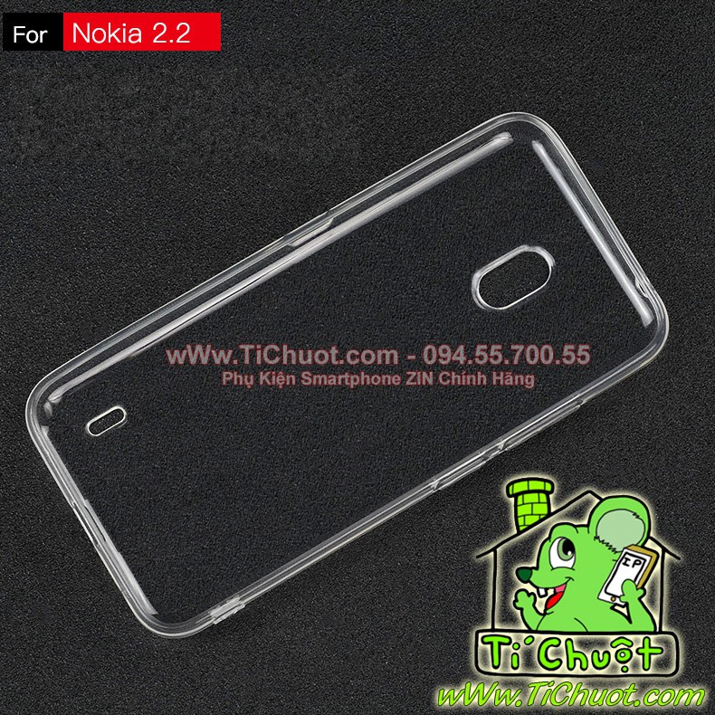 Ốp lưng Nokia 2.2 Dada Dẻo Trong suốt