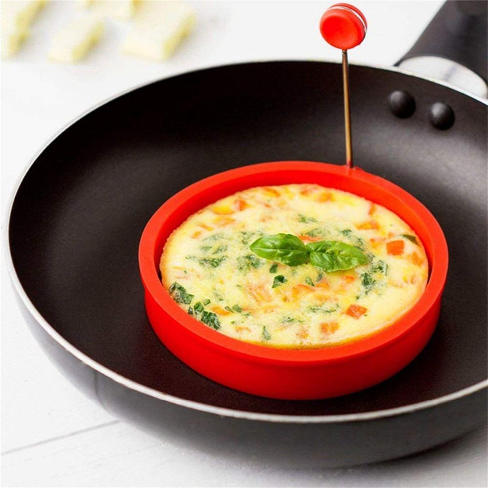Chảo Chiên Trứng / Làm Bánh Pancake Hình Tròn Bằng Silicone