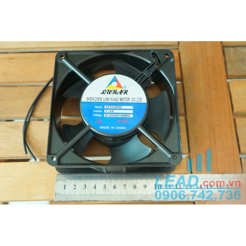 Quạt hút, quạt tản nhiệt máy tính AC 12cm Lunan AF2123XSL, 220v, 120x120x38mm