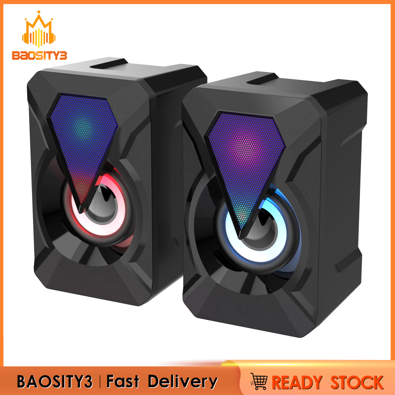 Loa Máy Tính 3wx2 Cổng Usb 3.5mm Aux Kèm Cáp 3.5mm | BigBuy360 - bigbuy360.vn