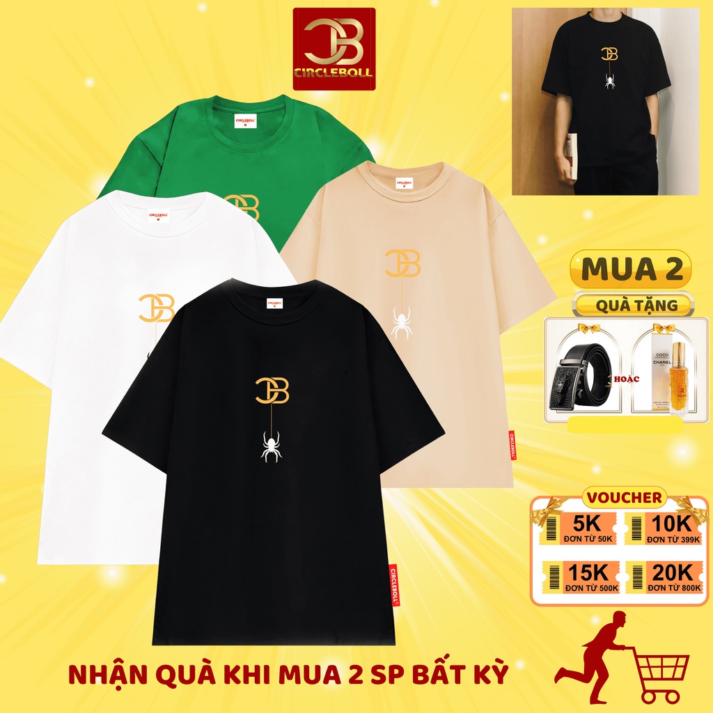Áo Thun Unisex Localbrand Circleboll Forrm Rộng Spider Tee Dành Cho Nam Nữ