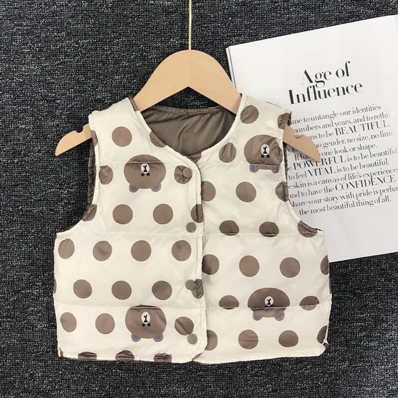 Áo phao gile cho bé