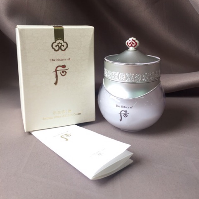 Lọ kem whoo trắng mo nam whitening moisture cream