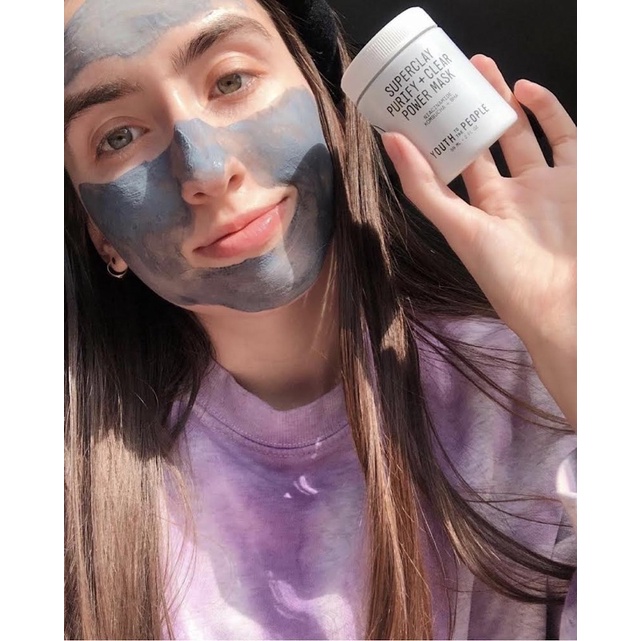 Mặt nạ đất sét Youth To The People Superclay Purify + Clear Power Mask with Niacinamide 15ML