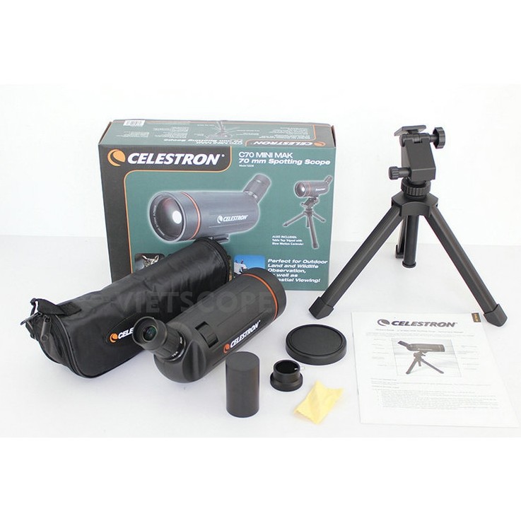 Kính thiên văn Celestron C70 Mini Mak Spotting scope dã ngoại ngắm cảnh - chống nước