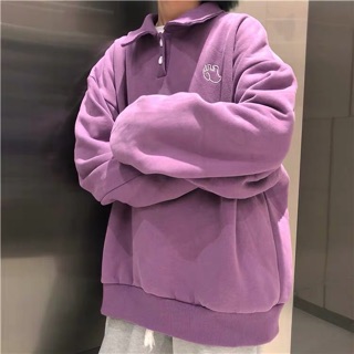 Áo hoodie cổ polo