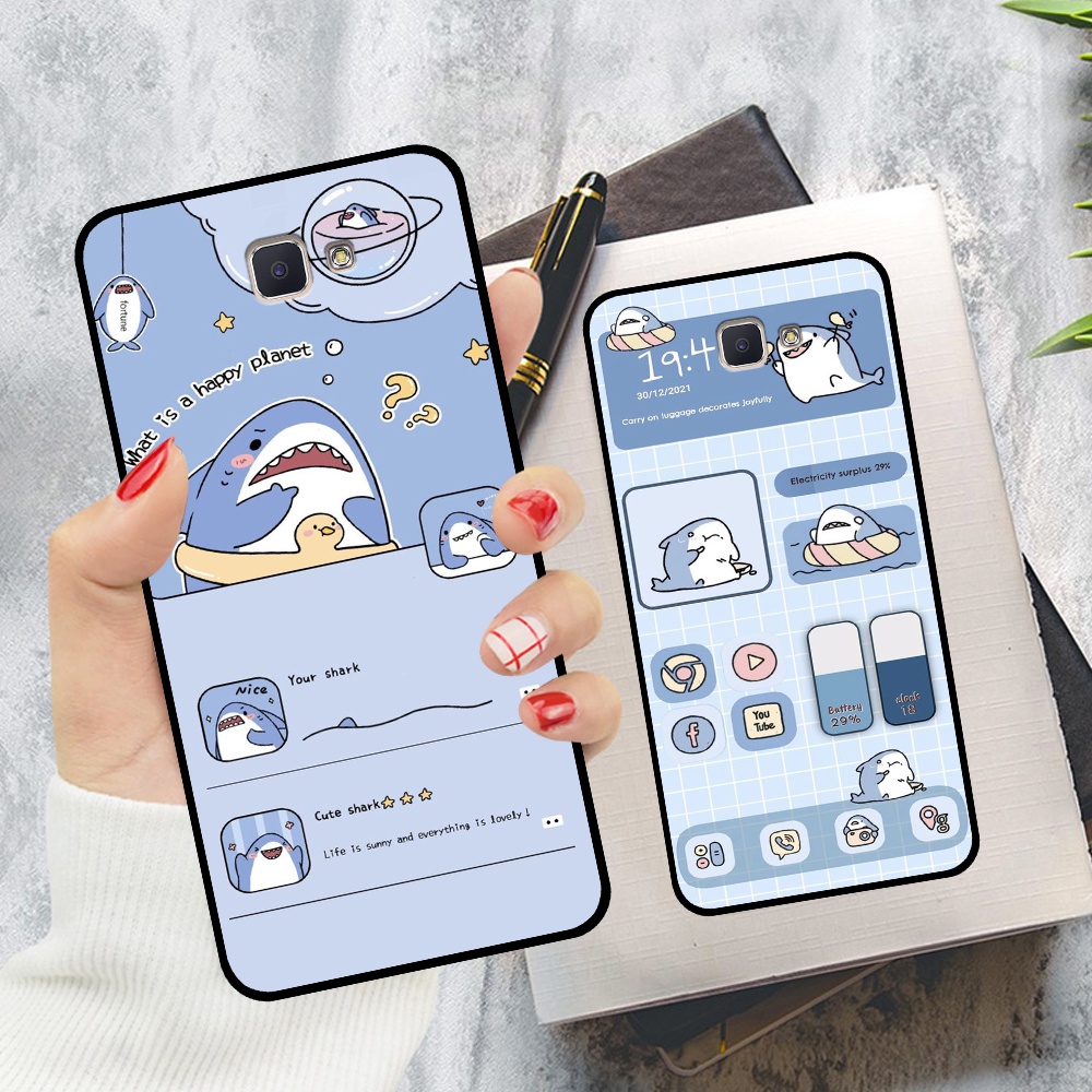 Ốp lưng Samsung J5 Prime / J7 Prime in hình nền cá mập đáng yêu giá rẻ