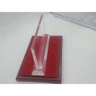 Biển chức danh mica đế 2 cm 10*20
