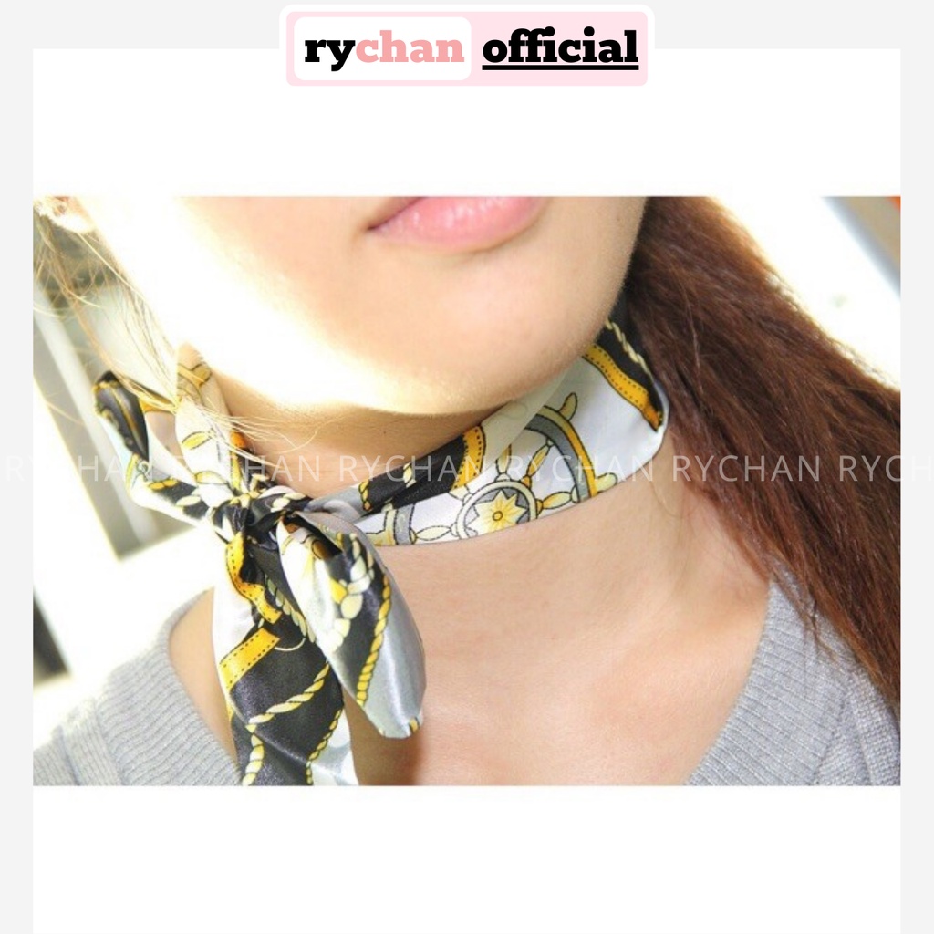 Khăn Lụa Thắt Nơ Cổ Cột Tóc Phụ Kiện Túi Xách Siêu Sang - RY314