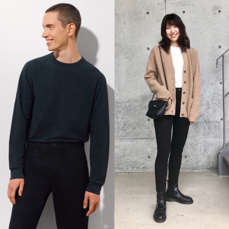 Áo giữ nhiệt heattech nam cổ tròn dòng U của  UNIQLO