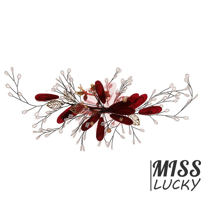 Kẹp tóc đính hoa thời trang cổ điển cho nữ