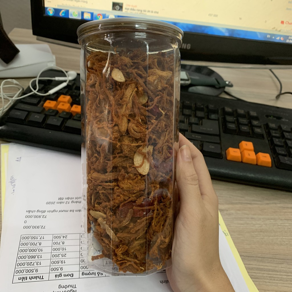  KHÔ HEO SẤY TỎI HỦ PET 300 GRAM | BigBuy360 - bigbuy360.vn