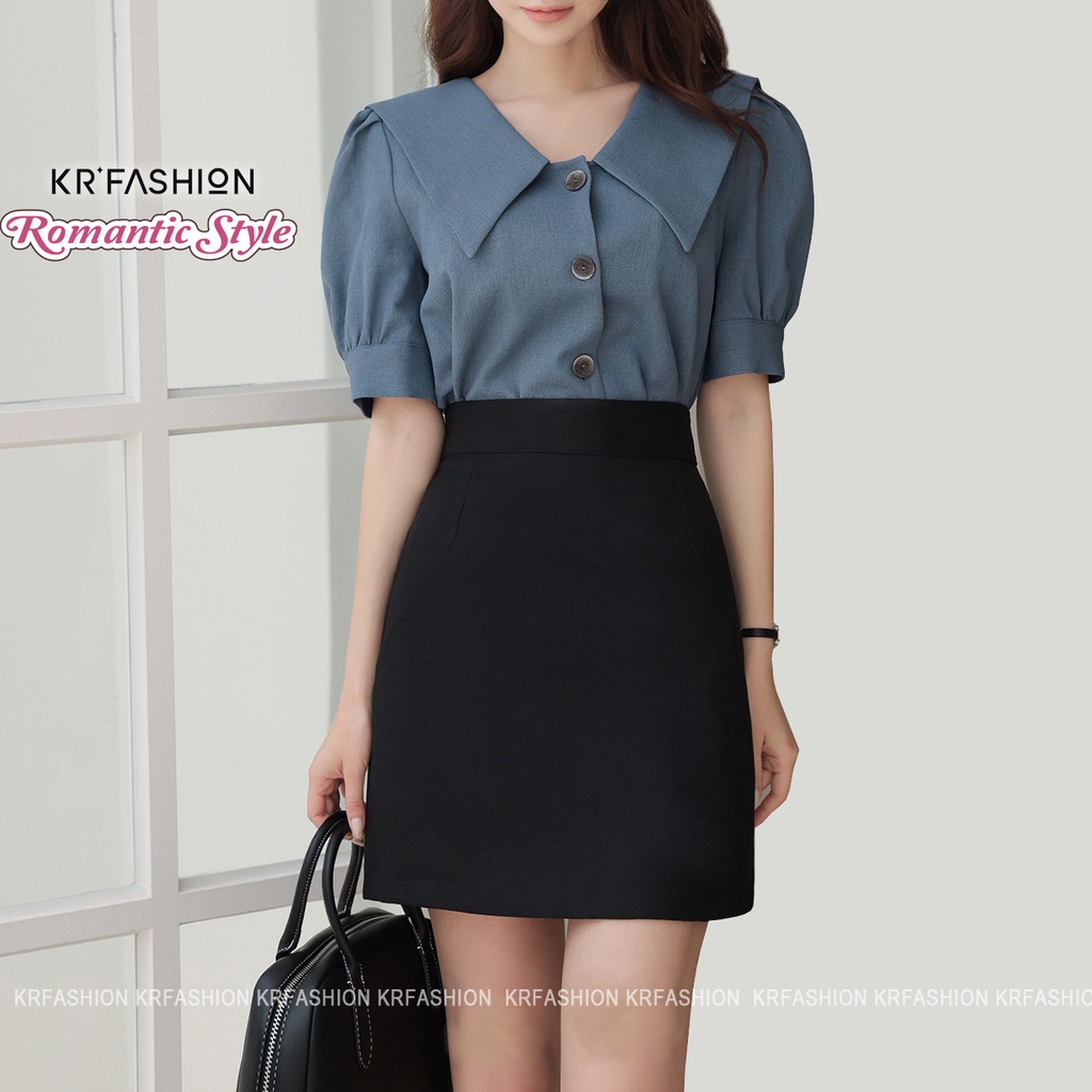 Chân váy chữ A ngắn SK205 KRFashion- váy style Hàn Quốc 2 lớp cao cấp mặc công sở đi làm, đi chơi thoải mái