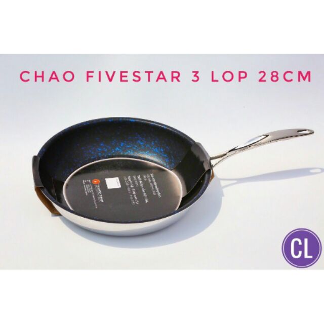 Chảo chống dính vân đá cao cấp Fivestar 28cm