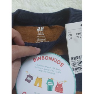 Áo len mỏng hm auth cho bé trai