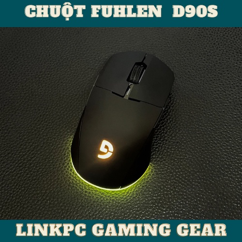 Chuột Gaming Không Dây Fuhlen D90S || Wireless RGB Dual mode  New Box - BH Chính hãng 24 tháng