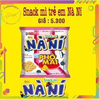 Snack mì tôm vị pho mai nà ní :bao ngon,ngọt,giòn tan rồm rộp