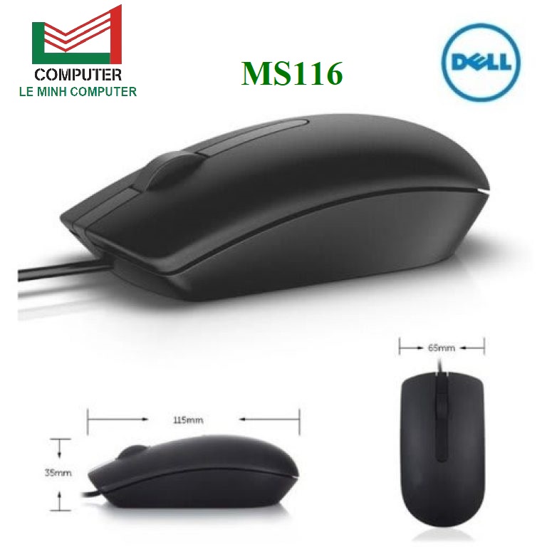 Chuột máy tính  Văn phòng DELL MS116 giá rẻ