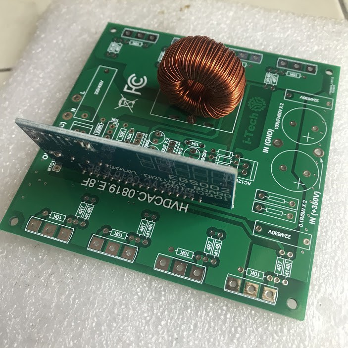 DIY bo mạch kích điện 350VDC - 220VAC sóng sin chuẩn công suất lớn