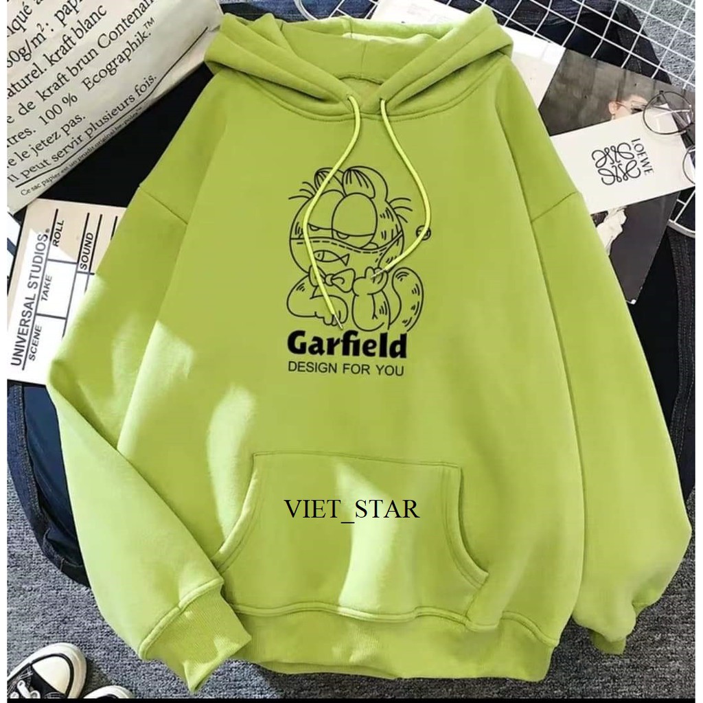 Áo Khoác Hoodie GARFIELD CAT Form Rộng Unisex - VIET_STAR | BigBuy360 - bigbuy360.vn