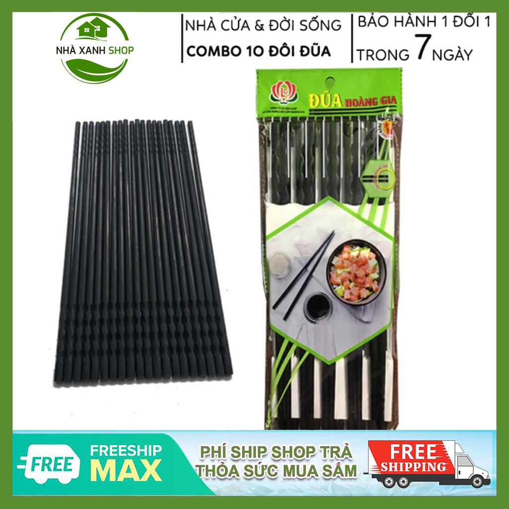Set 10 Đôi Đũa Phíp Hà Thành, Chuyên Dùng Cho Nhà Hàng, Cửa Hàng Ăn, Gia Đình, Bán Giá Sỉ