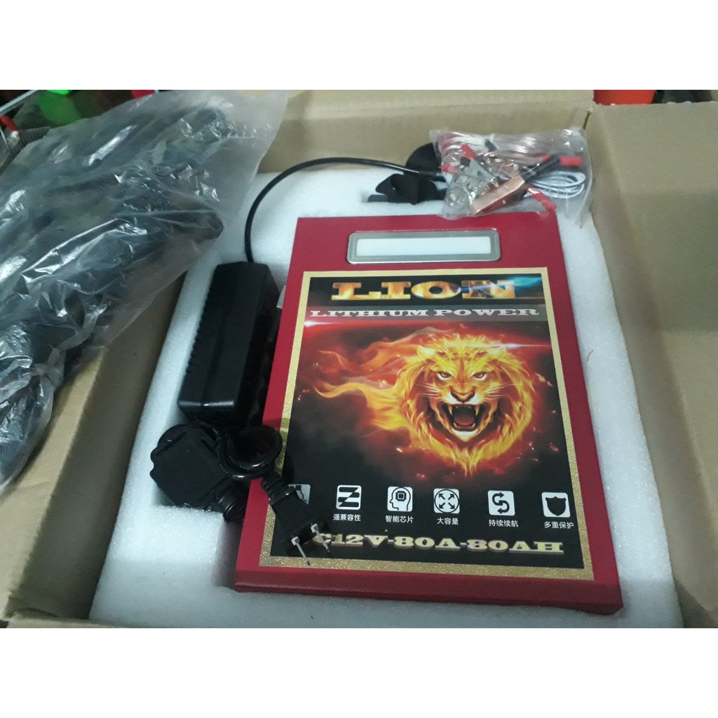 Bình Pin Lithium 12V 80Ah Li-ion - Bình Pin Lithium 12V 80Ah Li-ion