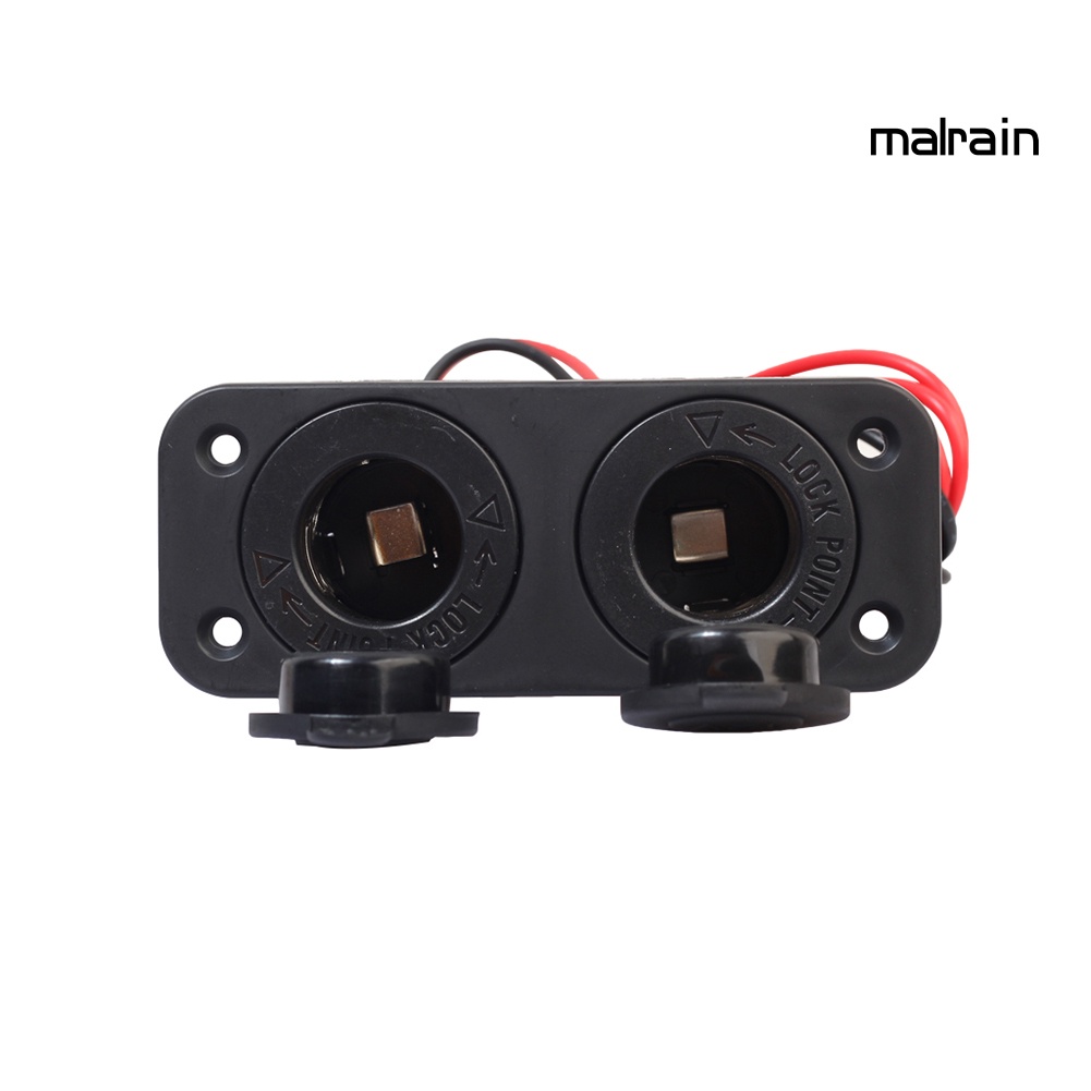 Ổ Cắm Tẩu Sạc Kèm Dây Cáp Dài 1m