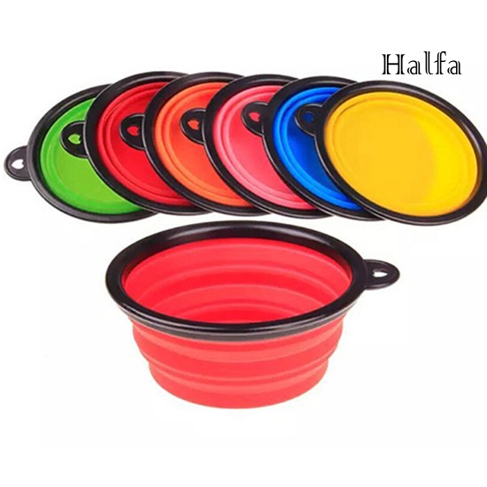 Tô Silicon Đựng Thức Ăn Cho Thú Cưng Có Thể Gấp Gọn Tiện Dụng