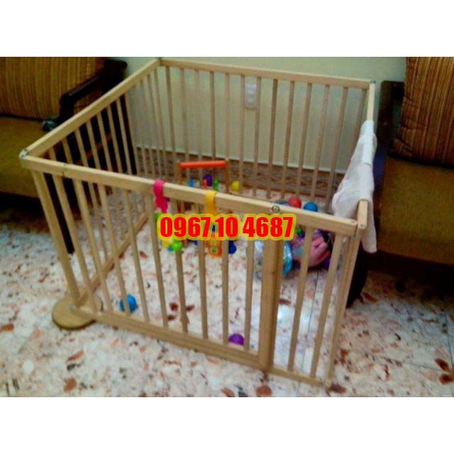 Cũi 3D tạo khu vực chơi cho bé