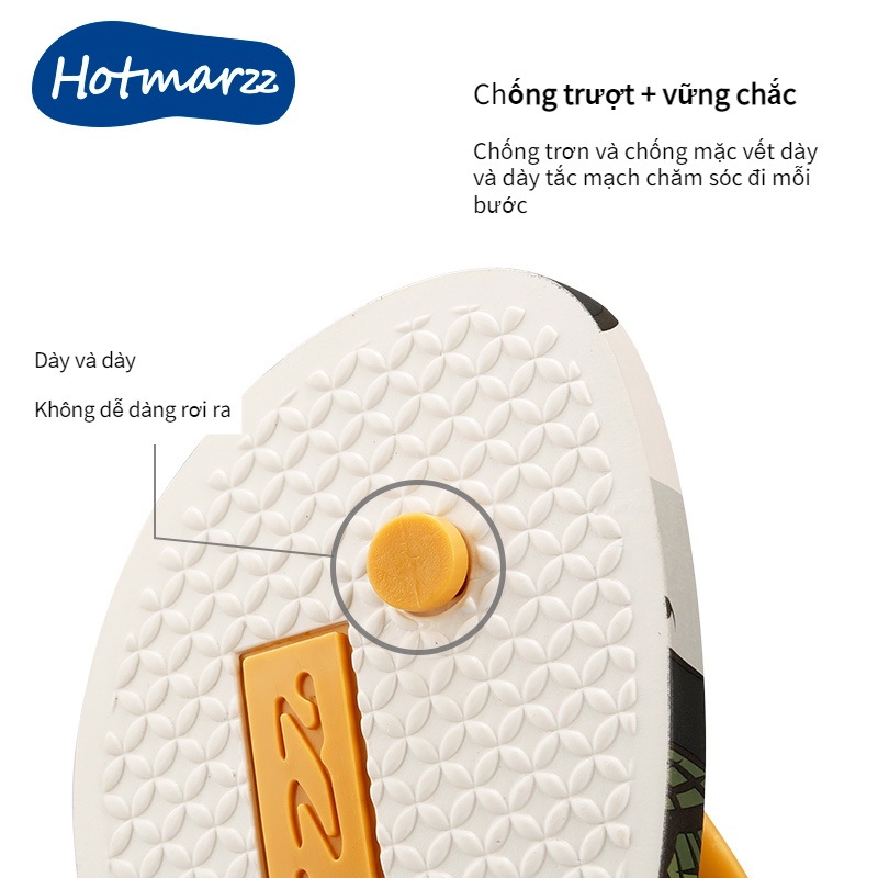 Hotmarzz Dép Xỏ Ngón Nam Trong Nhà/Ngoài Trời/Không Trơn Trượt HM0872