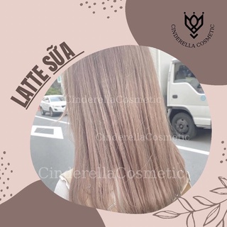 Thuốc nhuộm tóc màu Latte Sữa (tặng kèm trợ nhuộm và găng tay)