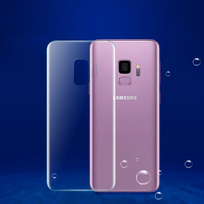 Dán Cường Lực Samsung Note 8, Note 9, S8+, S9+ Loại Dẻo Full Keo 2 Mặt Trước Sau